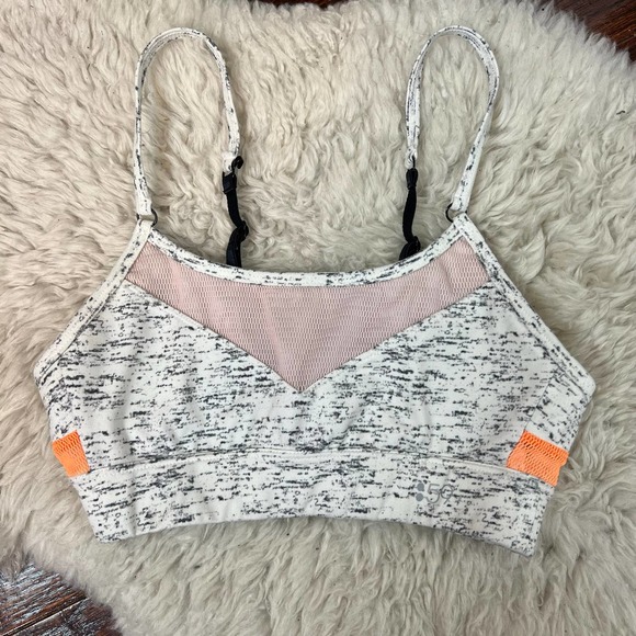 Splits59 Sports Bra Size S Mesh Insert Speckled Pattern Active SplitsFiftyNine - Picture 7 of 7